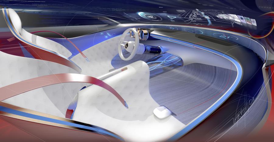 Интерьер Vision Mercedes-Maybach 6 2016 года  (фото 28 из 29)